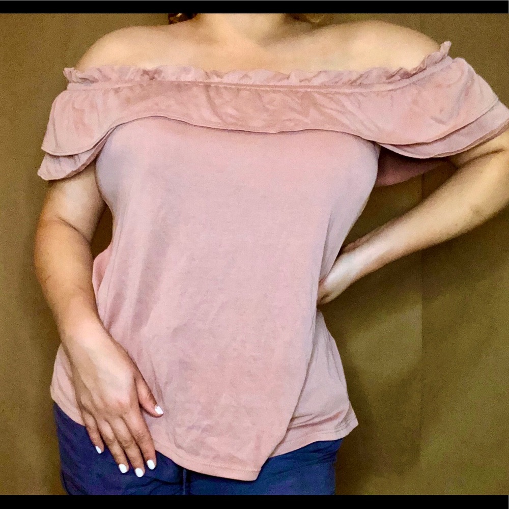 Ruffled Off shoulder top